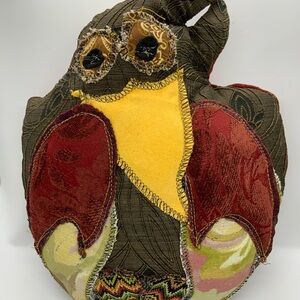 Whimsical Raven Pillow